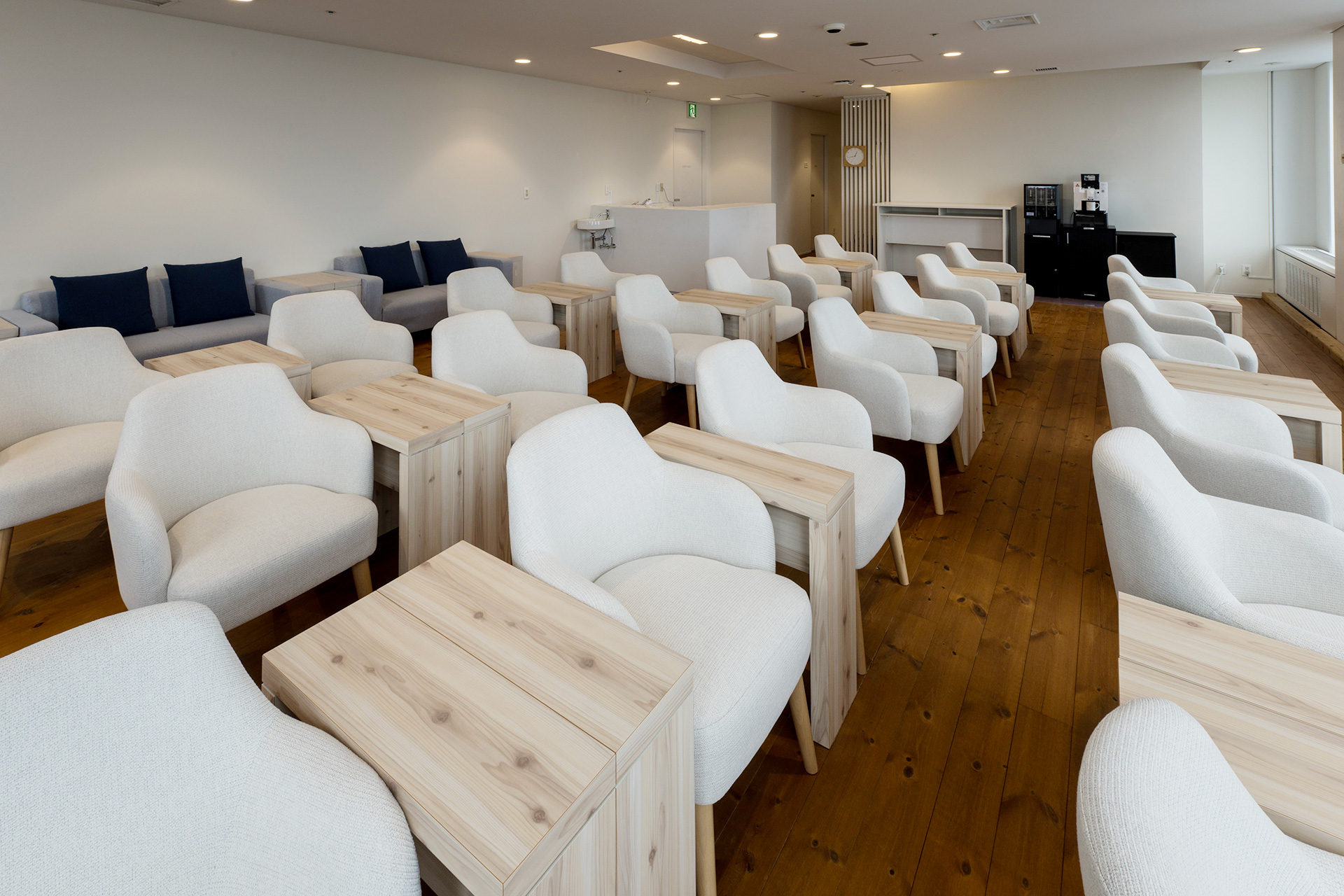 ADAL 一人掛けソファ グレー系 ファブリック 幅66×奥60×高71cm 応接室